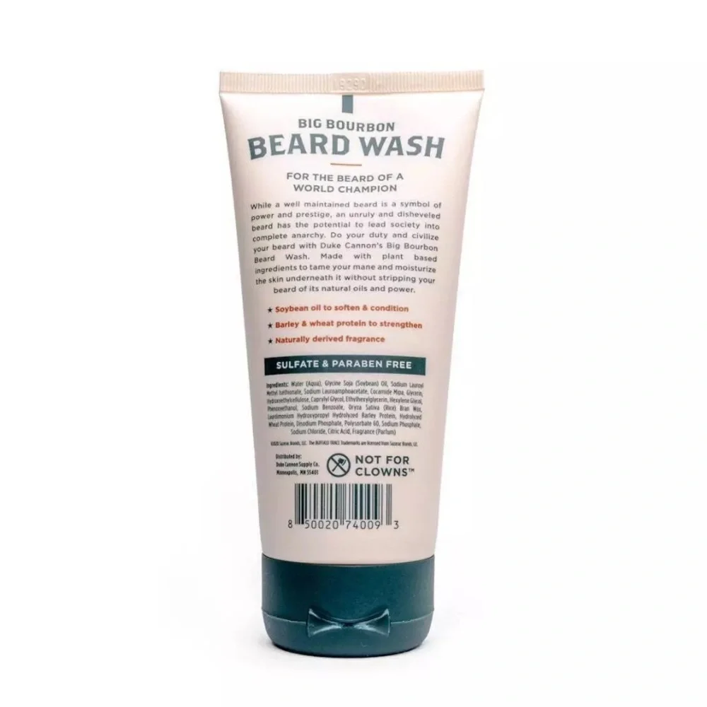 Big Bourbon Beard Wash - White and Red